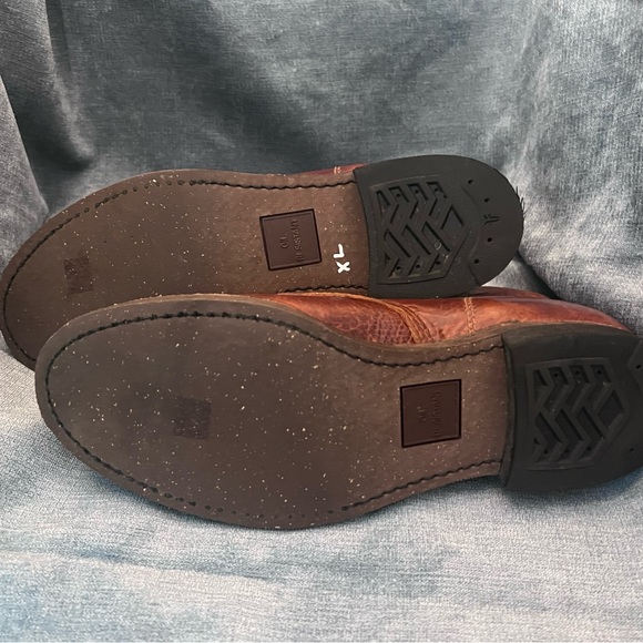 Frye Brown Leather Heritage Boots - Picture 3 of 9